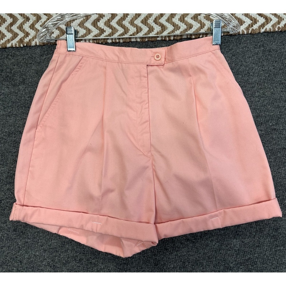Vintage Palmland Club Womens Shorts Size 4 High Waist‎ Pink 80s Pleated